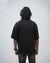 Black Oversized Crew Neck Tees for Men